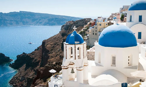 Santorini coastal views